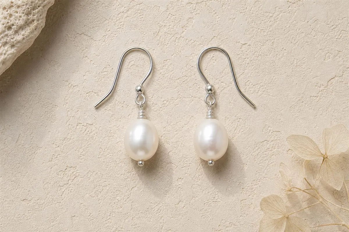 Boucles d'Oreilles Perles N°14