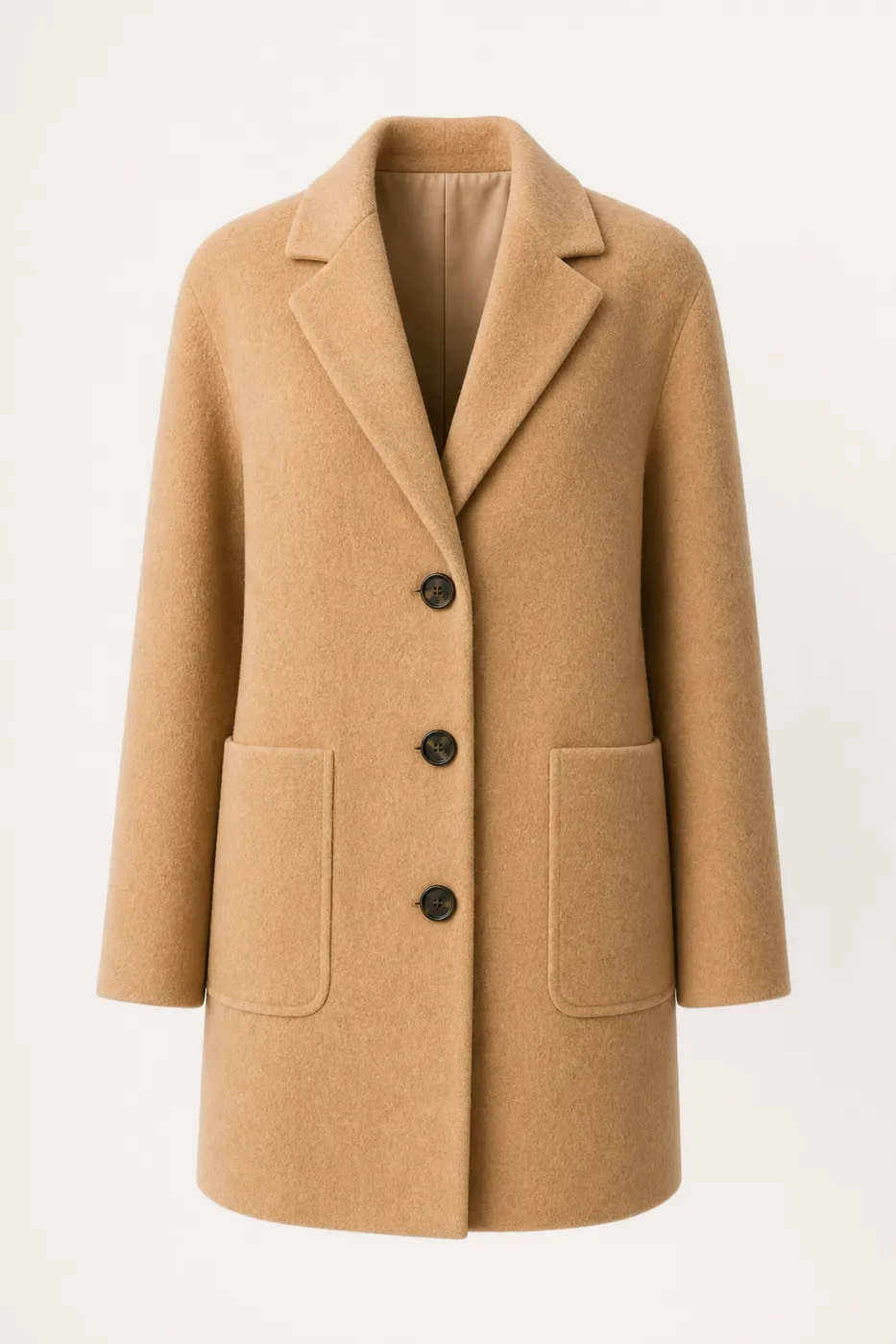 Manteau Court en Laine et Cachemire — Iconique