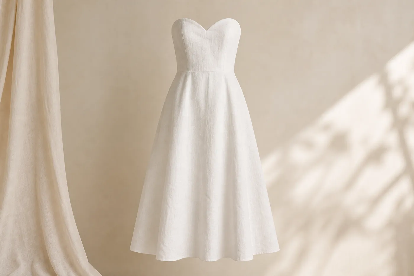 Robe Bustier en Lin — Iconique